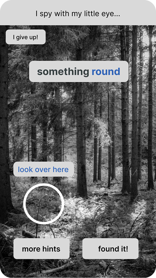 Step 3 grayscale: User identifies local species