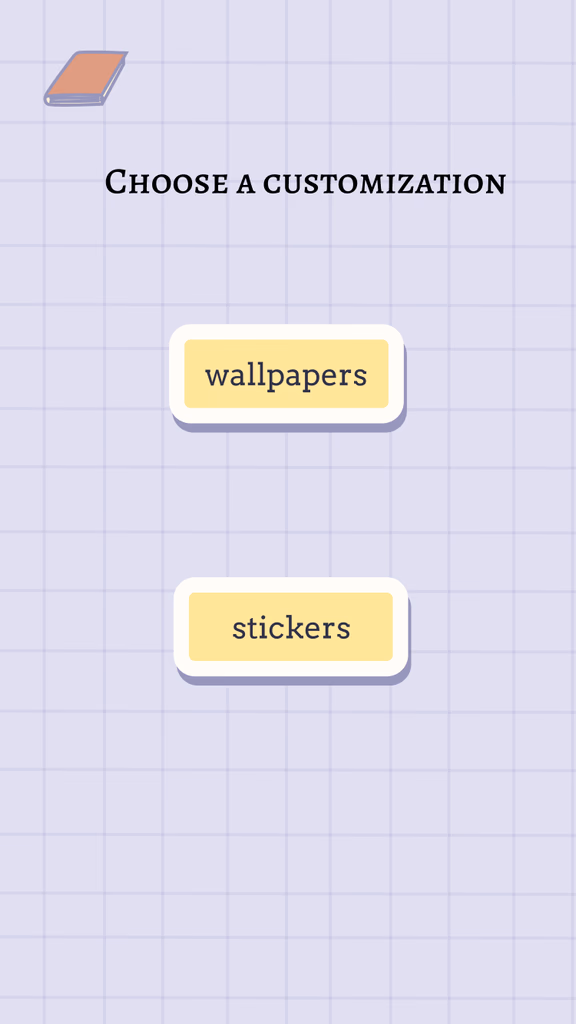 Customization iteration screen 1