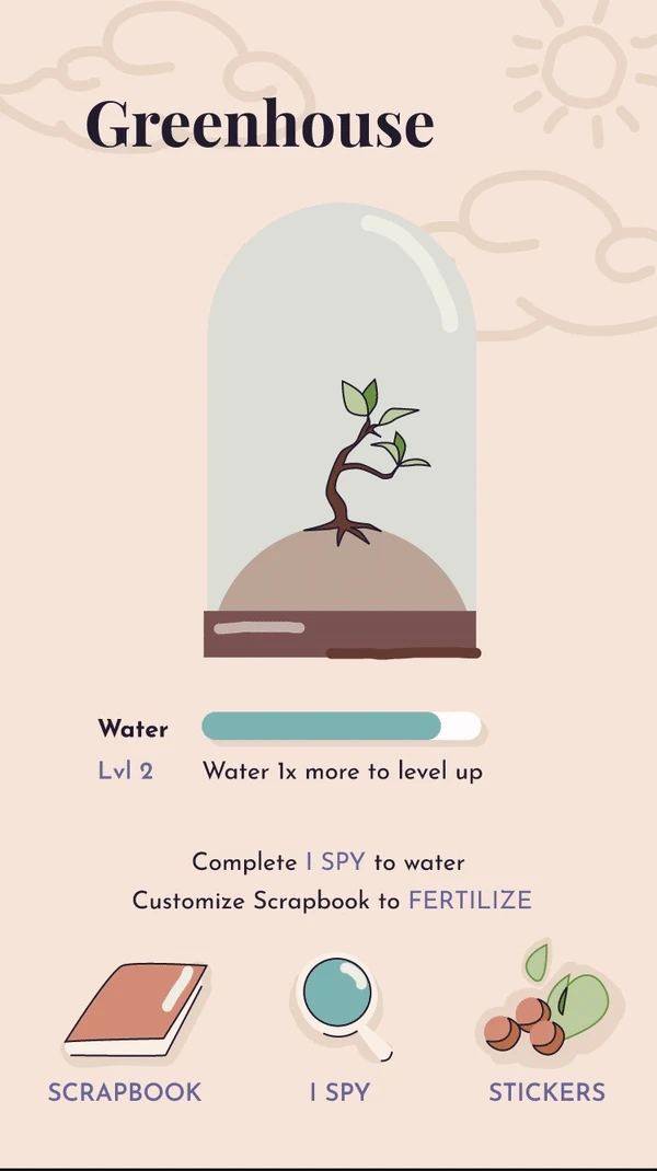 Retention: Greenhouse home screen walkthrough